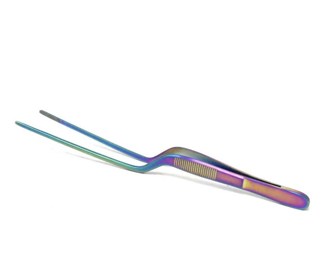 Pinzas de acero inoxidable arcoíris