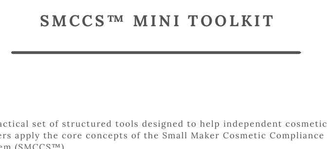 SMCCS™ Mini Toolkit