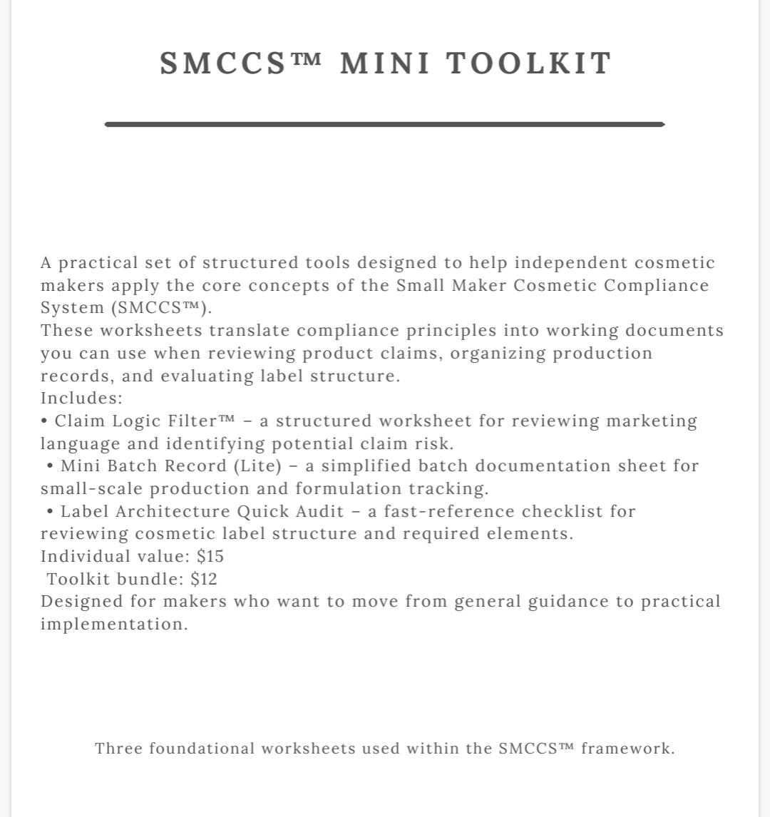 SMCCS™ Mini Toolkit