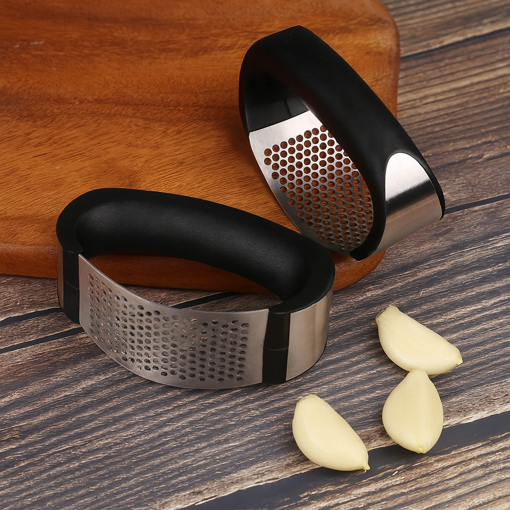 Stainless Steel Garlic Press