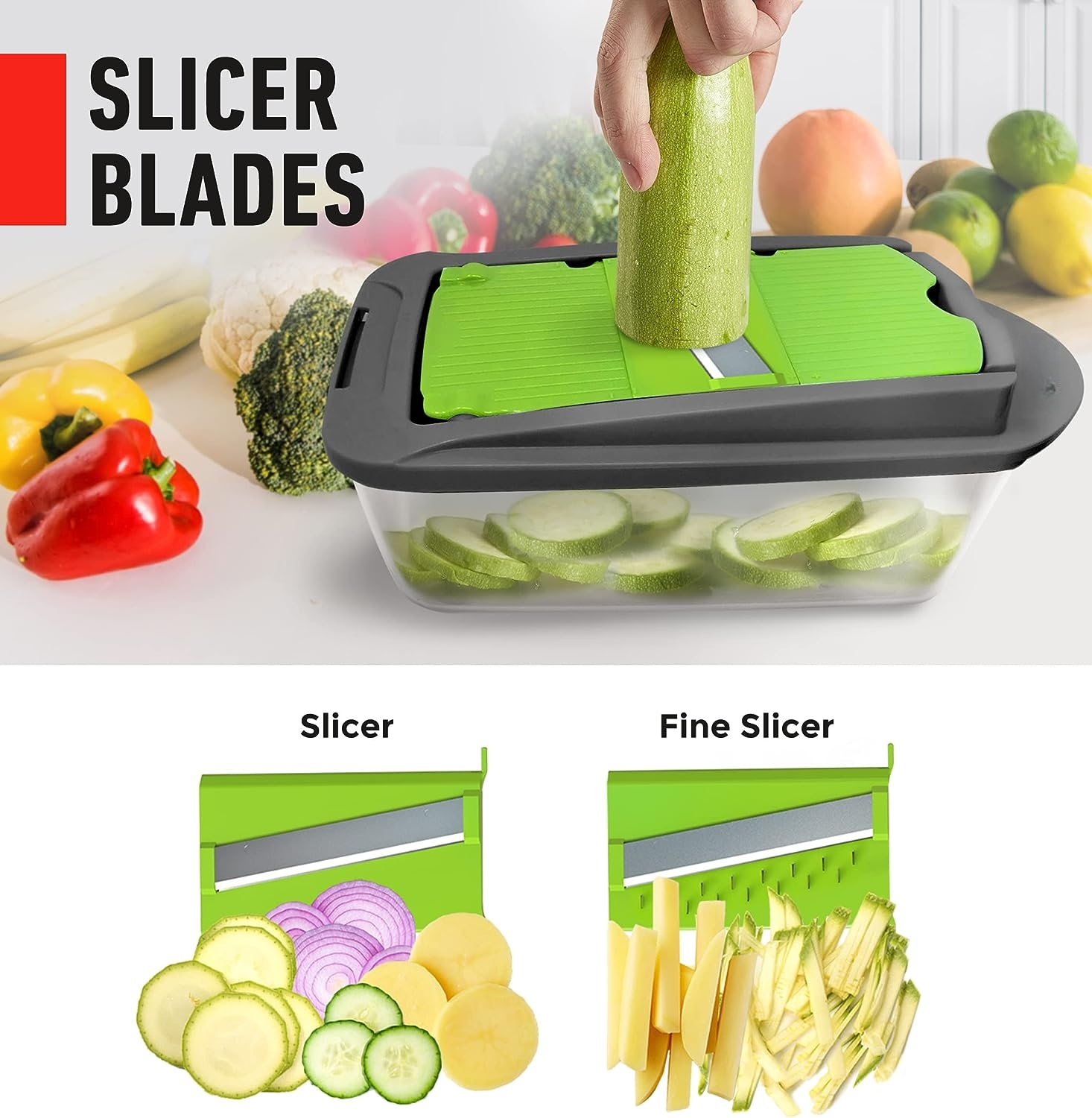 🔪 Fullstar Pro 9-in-1 Vegetable Chopper & Mandoline Slicer