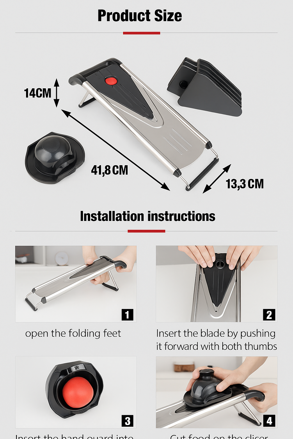 Multi-Blade Mandoline Slicer