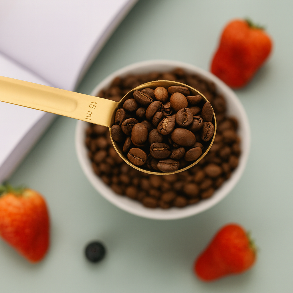 Dual-Ended Stainless Steel Measuring Spoon