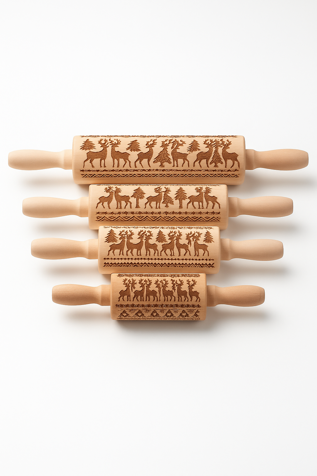 Engraved Wooden Rolling Pin