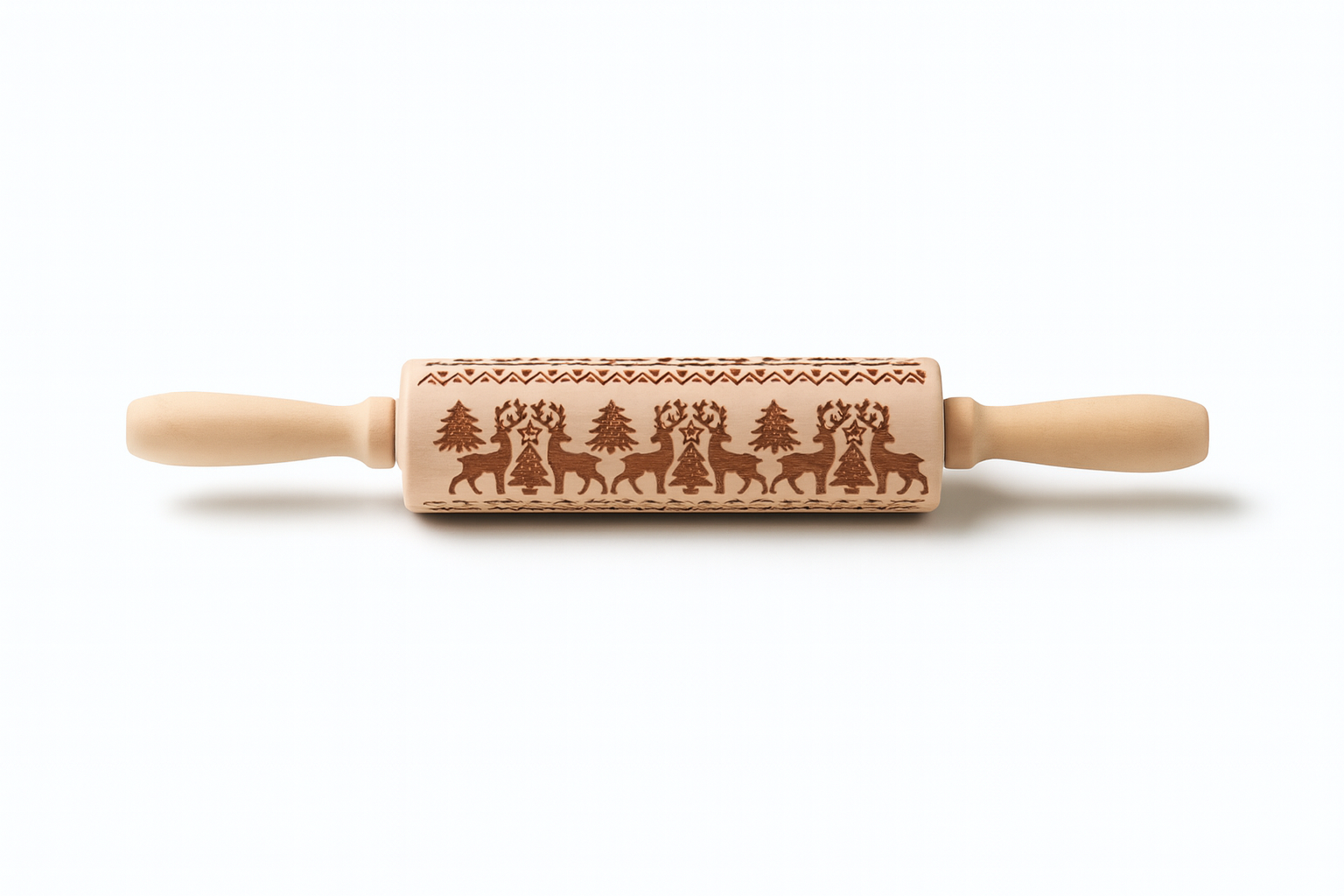 Engraved Wooden Rolling Pin