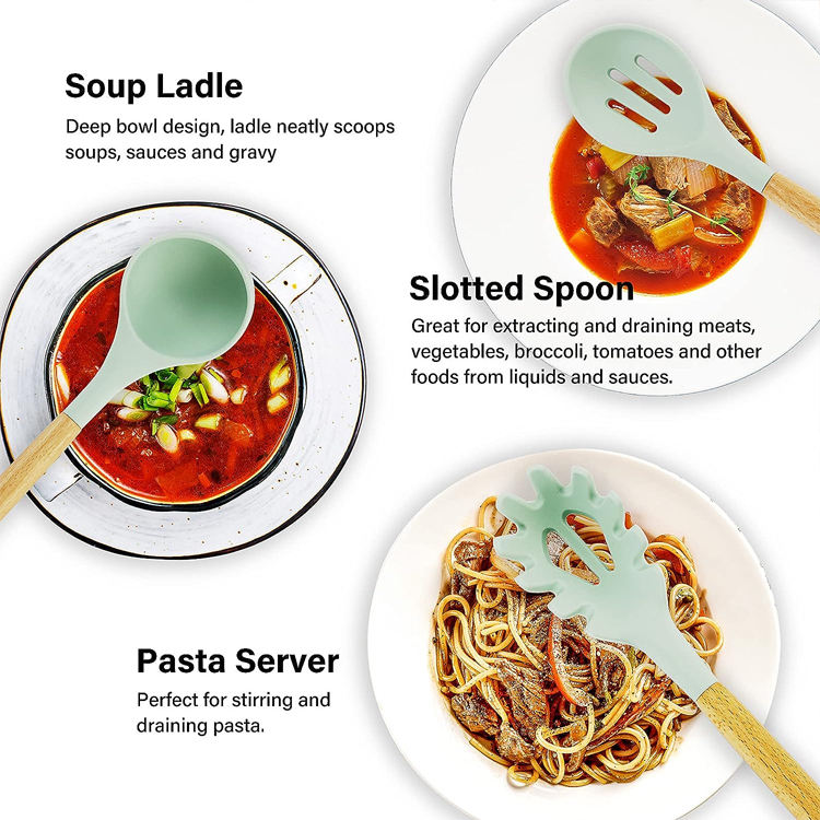 Nonstick Silicone Cooking Utensil Set