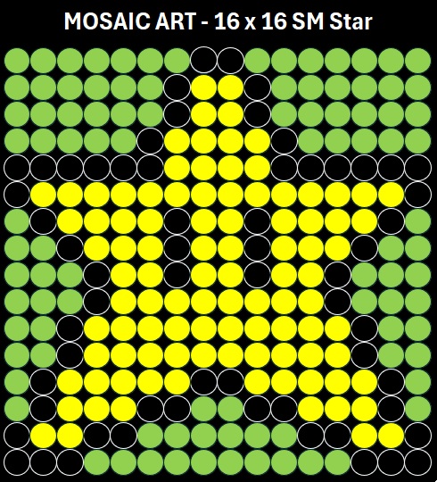 Mosaic Art DIY Kit - 16x16 Star