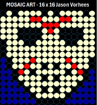 Mosaic Art DIY Kit - 16x16 Jason Vorhees
