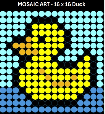 Mosaic Art DIY Kit - 16x16 Duck