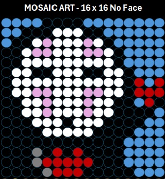 Mosaic Art DIY Kit - 16x16 Spirited Away No Face