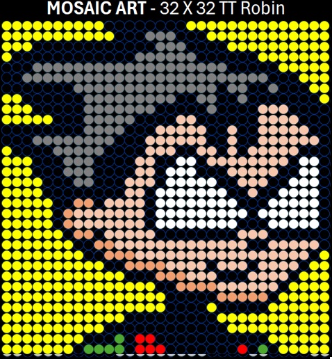 Mosaic Art DIY Kit - 32x32 Teen Titans Robin