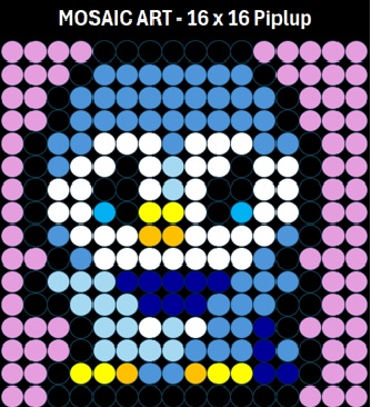 Mosaic Art DIY Kit - 16x16 Pokemon Piplum