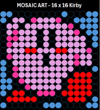 Mosaic Art DIY Kit - 16x16 Kirby