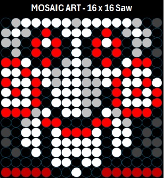 Mosaic Art DIY Kit - 16x16 Saw