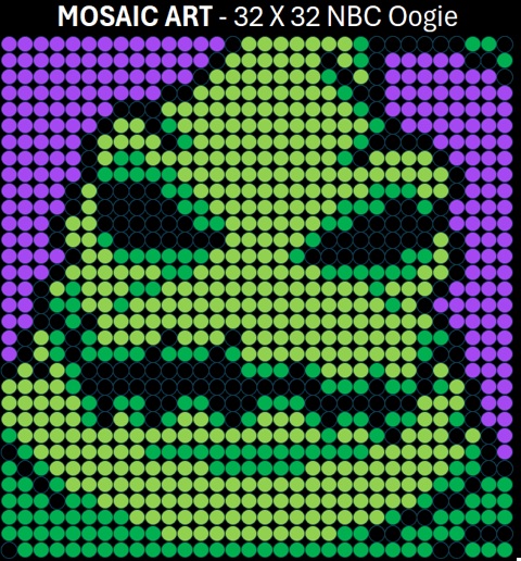 Mosaic Art DIY Kit - 32x32 NBC Oogie Boogie
