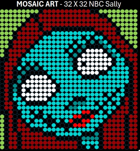 Mosaic Art DIY Kit - 32x32 NBC Sally