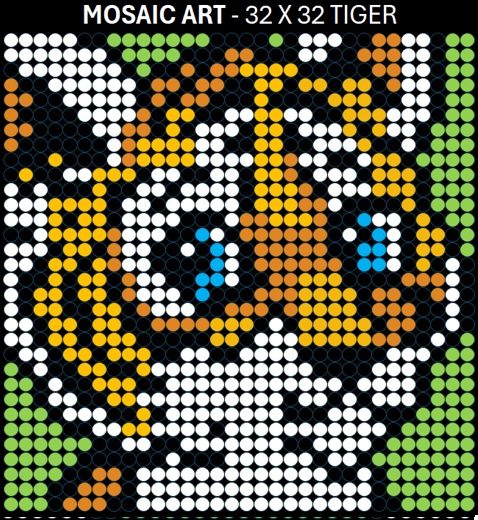 Tiger Mosaic Art Kit