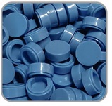 Medium blue dots (Bag of 100)