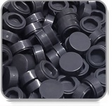 Very dark grey dots (Bag of 100)