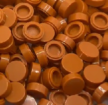 Dark orange dots (Bag of 100)