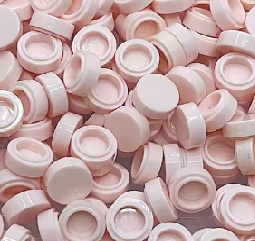 Very light pink dots (Bag of 100)