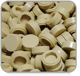 Tan dots (Bag of 100)