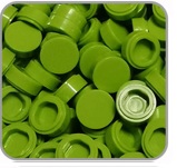 Lime green dots (Bag of 100)
