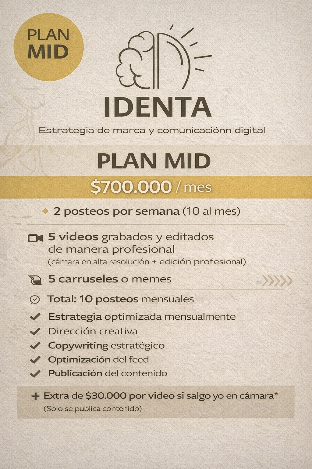 Plan MID (POR UNA RED SOCIAL)