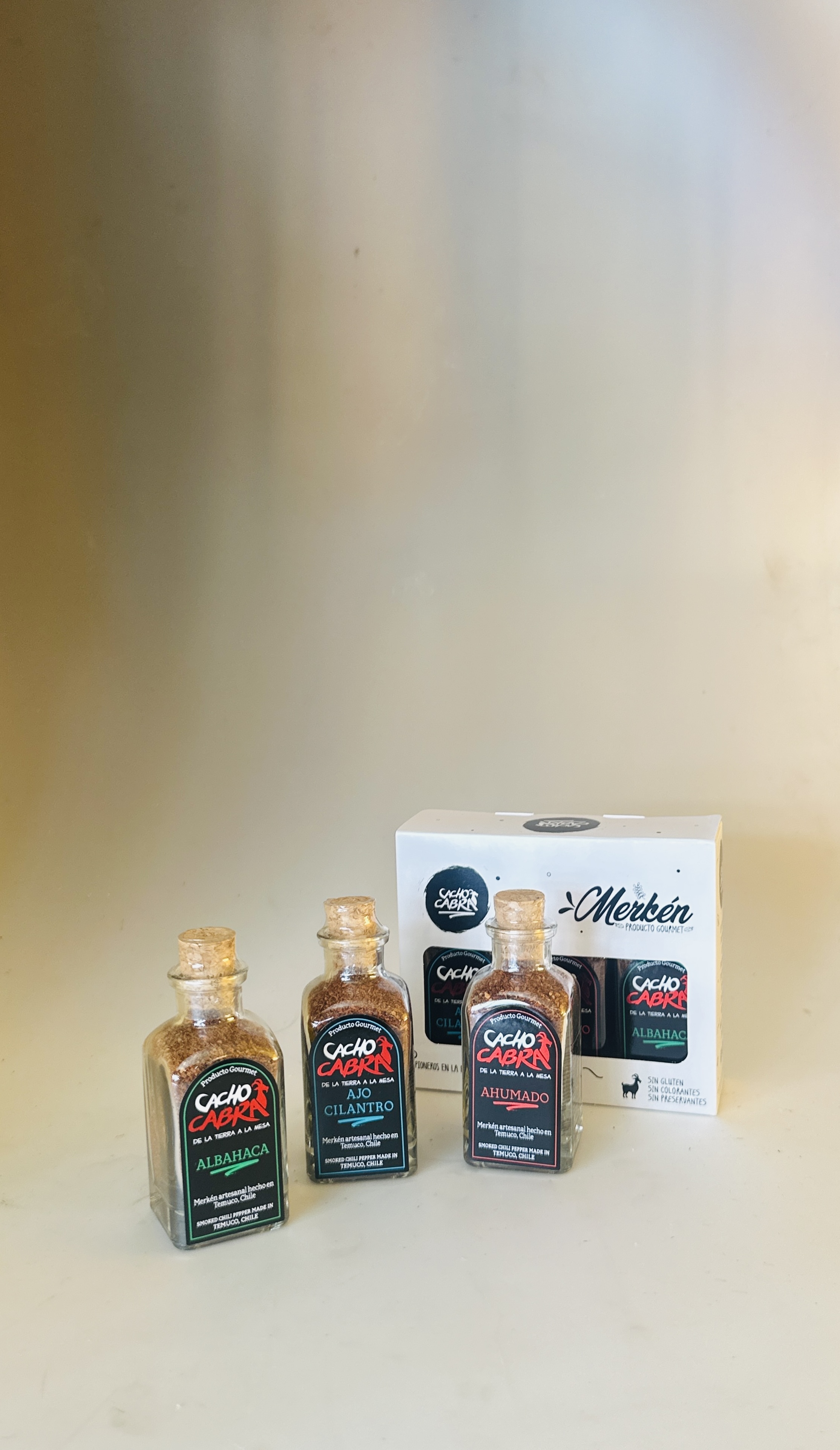 Set variedad de ají Merken