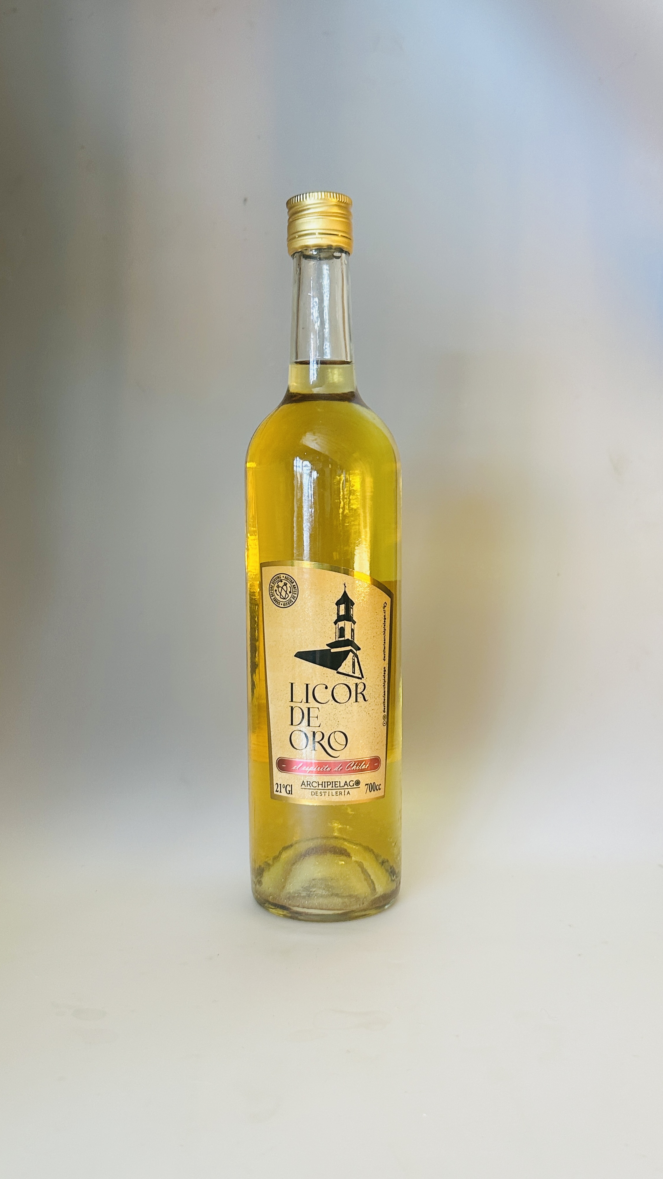 Licor de Oro Destilería Archipiélago