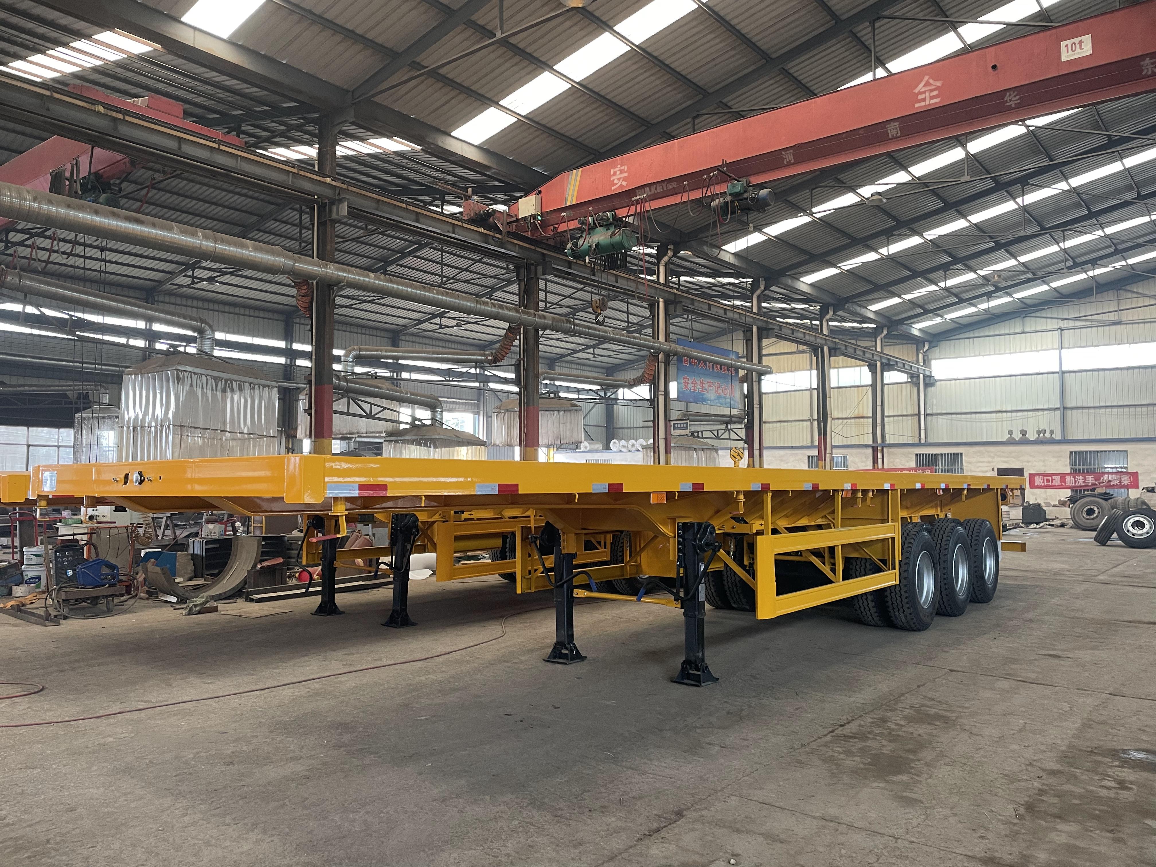 New Flatbed Semi Trailer