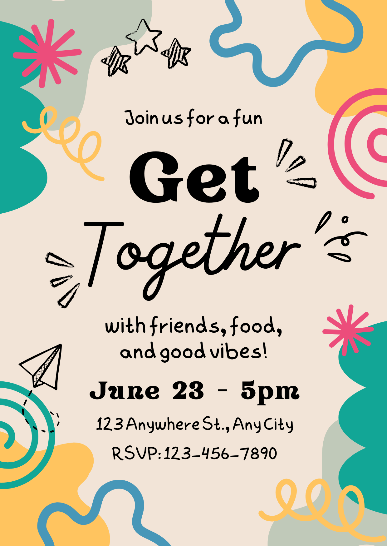 Get Together Event Invitation
