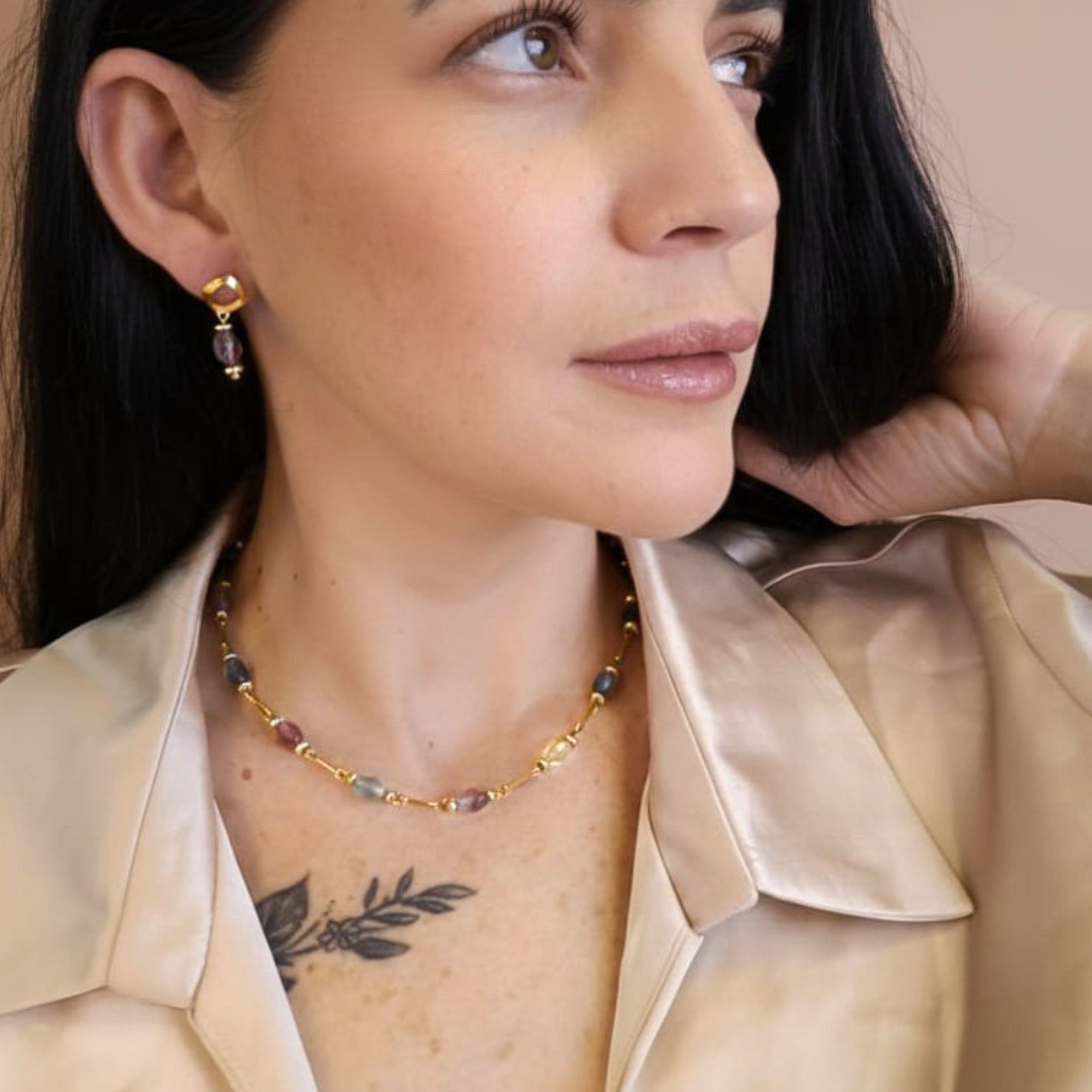 Fourite Colourful Gemstone Set