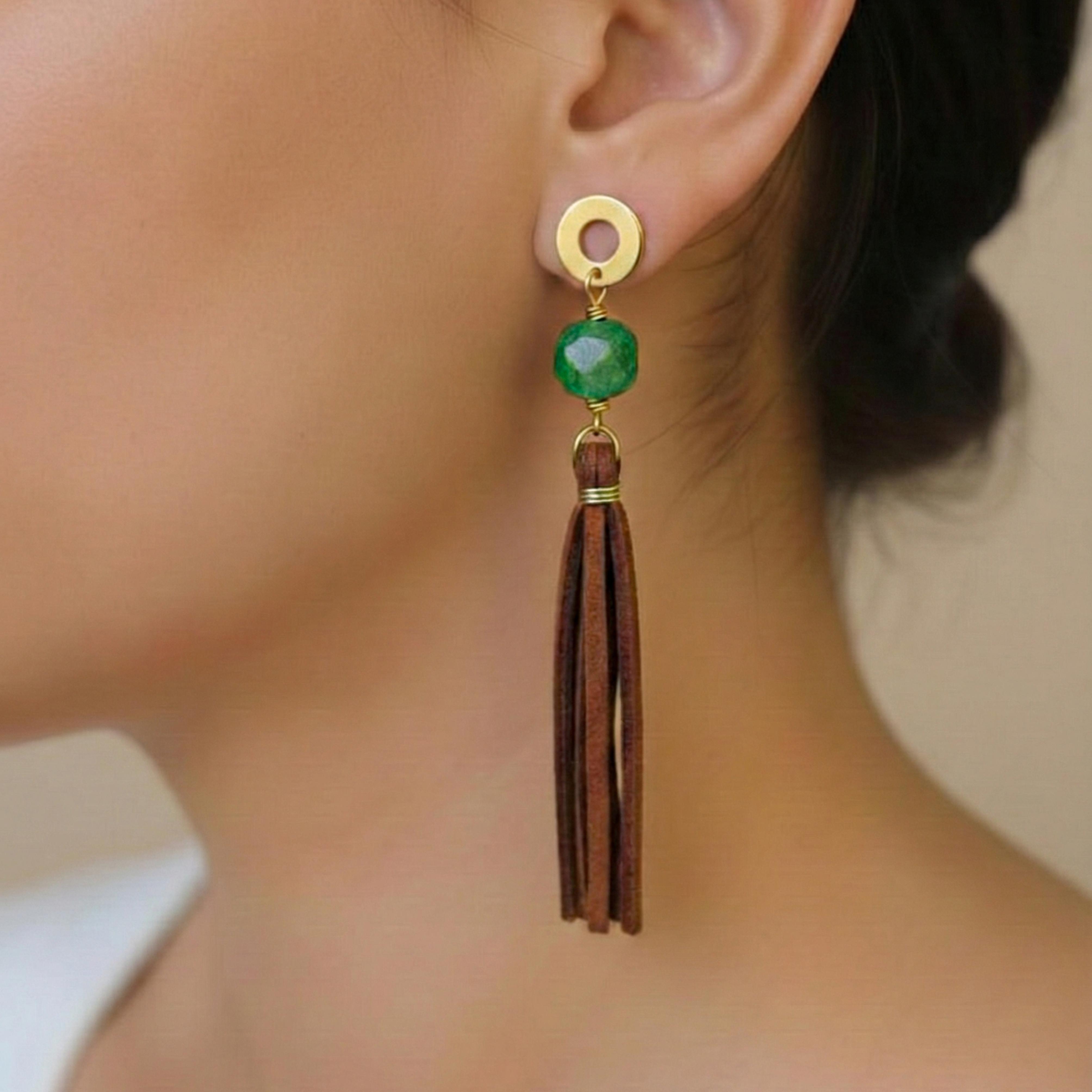 Colours of the Forest Earrings 