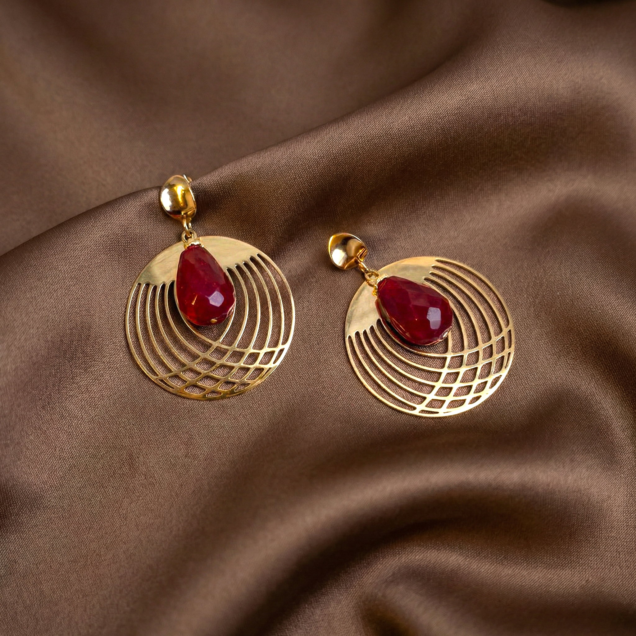 Jade Teardrops Earrings