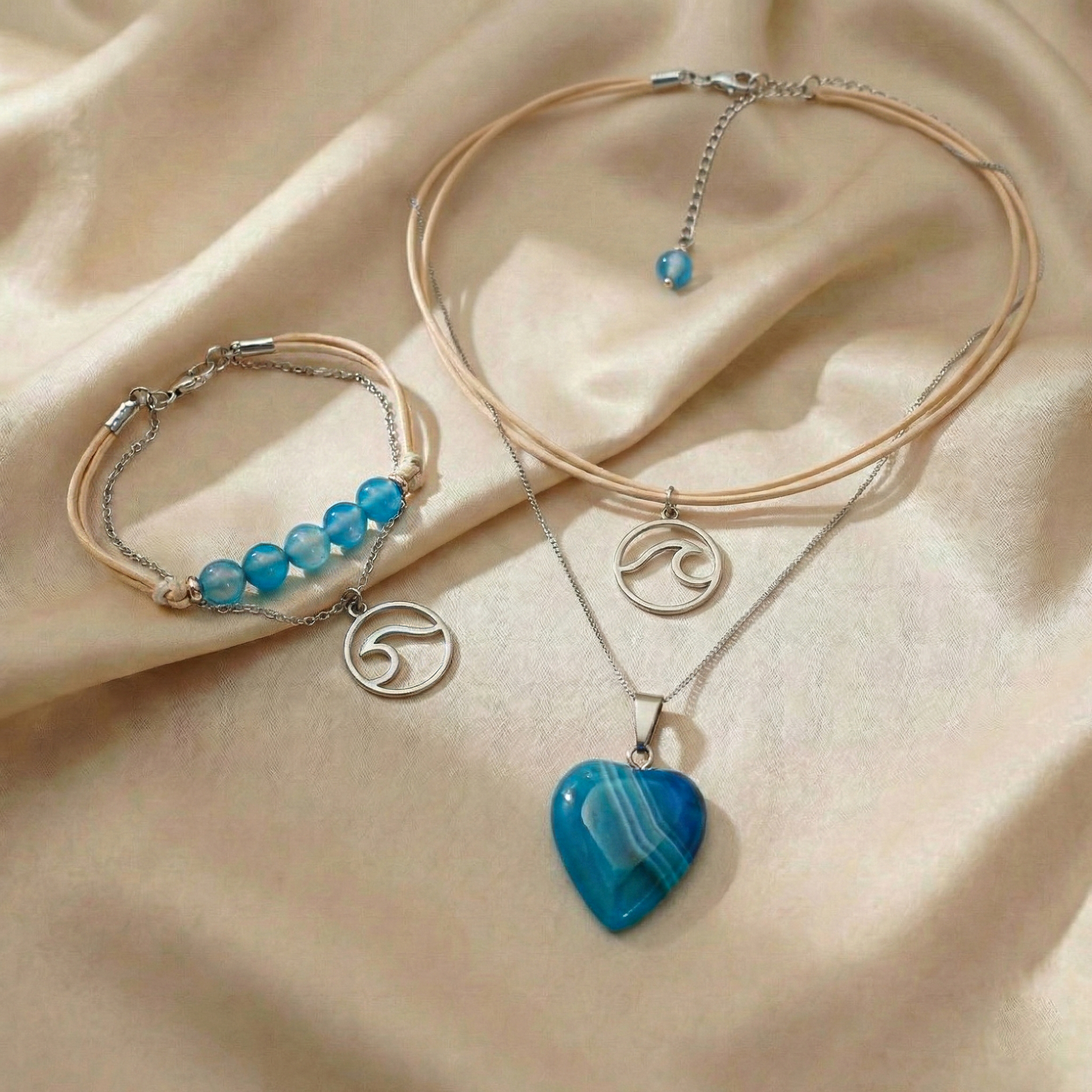 Ocean Wave Jewellery Set