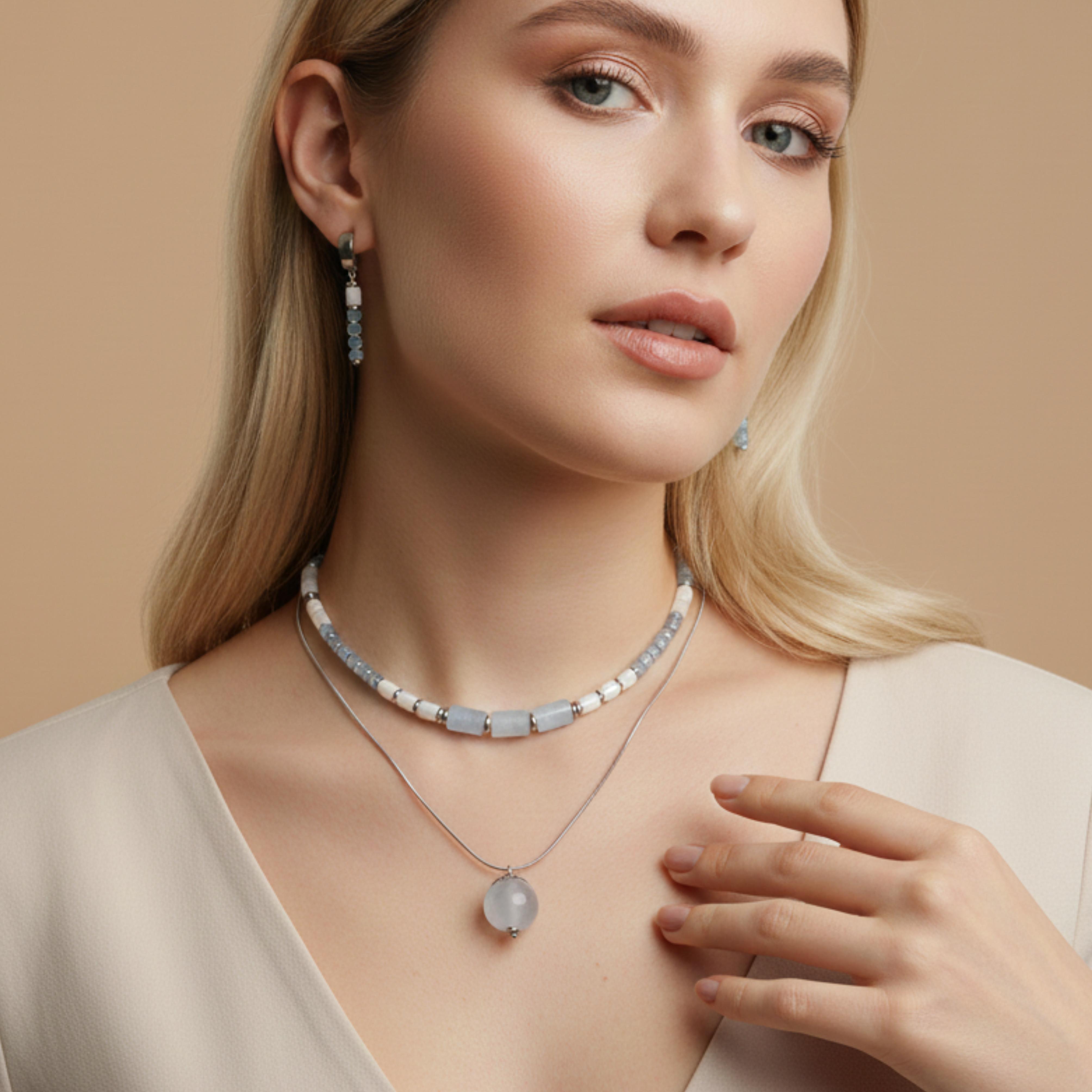 Light Blue Jewellery Set