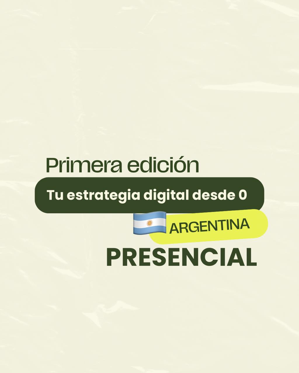 Taller presencial Argentina