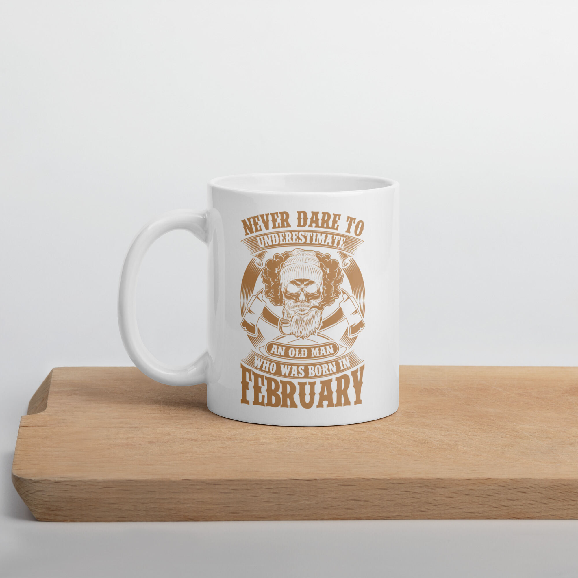KoolerKing Old Man Febuary Coffee Mug
