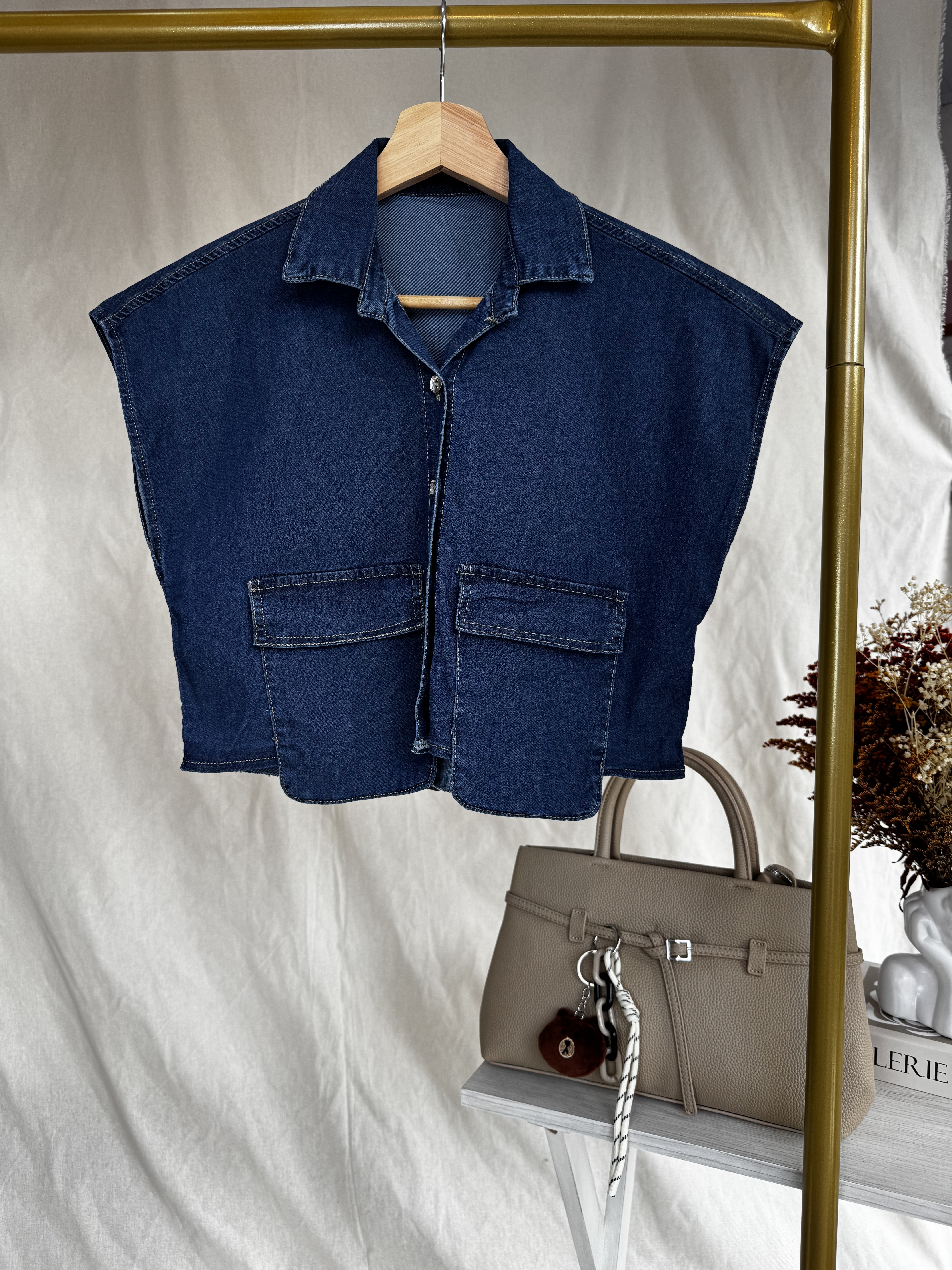 Chaleco de mezclilla