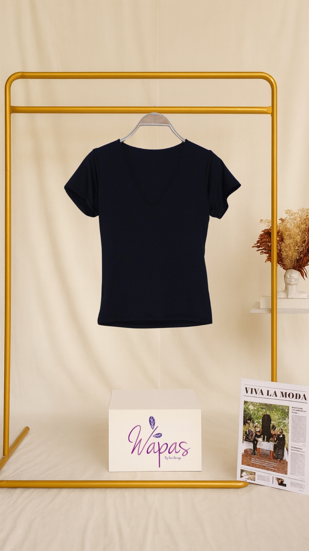 Camiseta negra básica