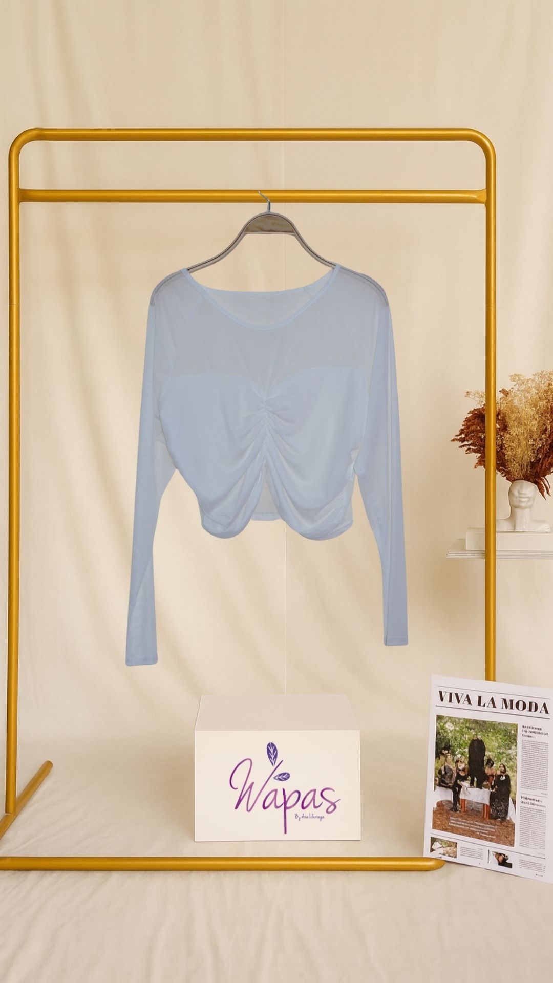 Blusa de manga larga