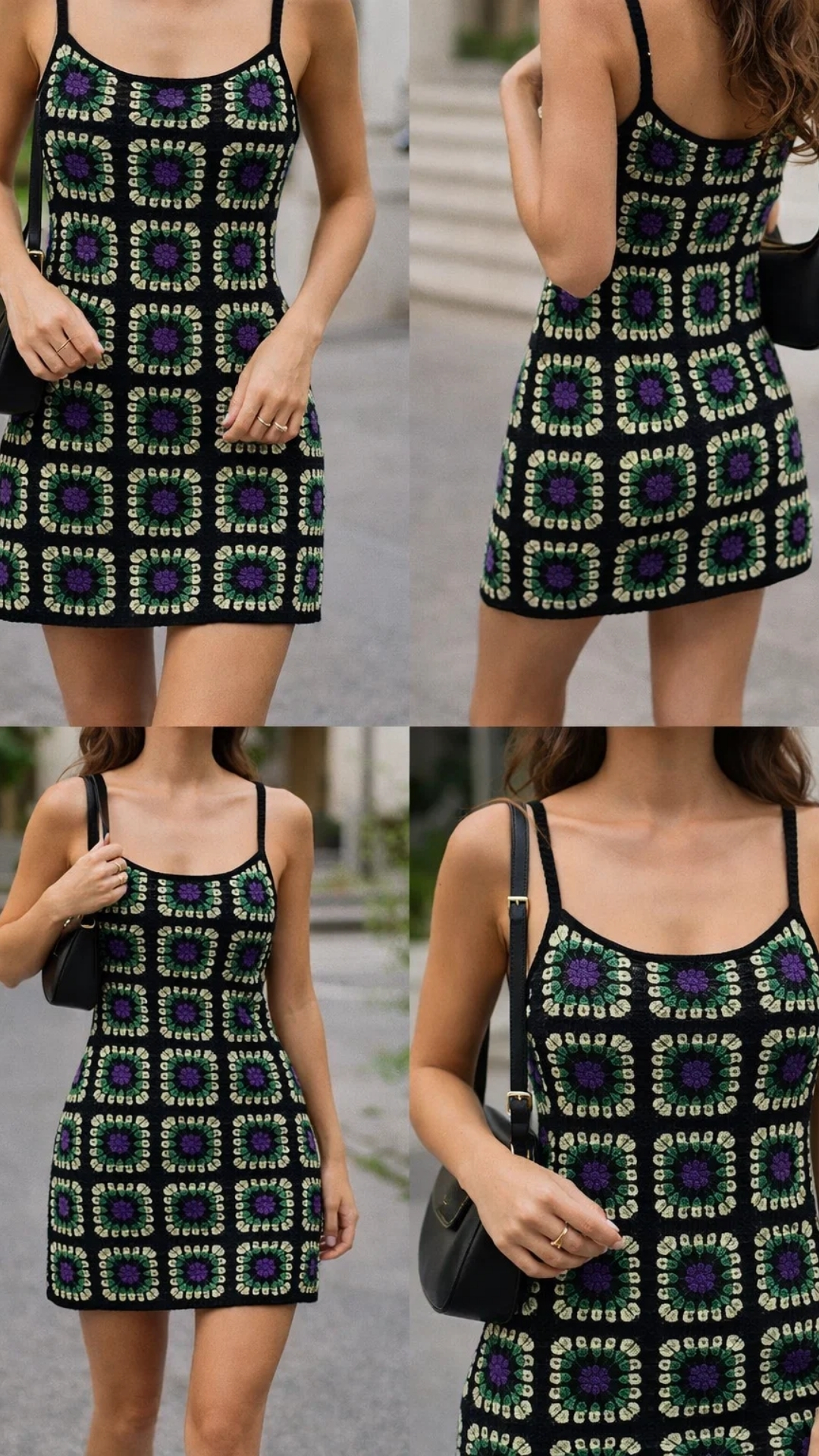 Vestido crochet moderno