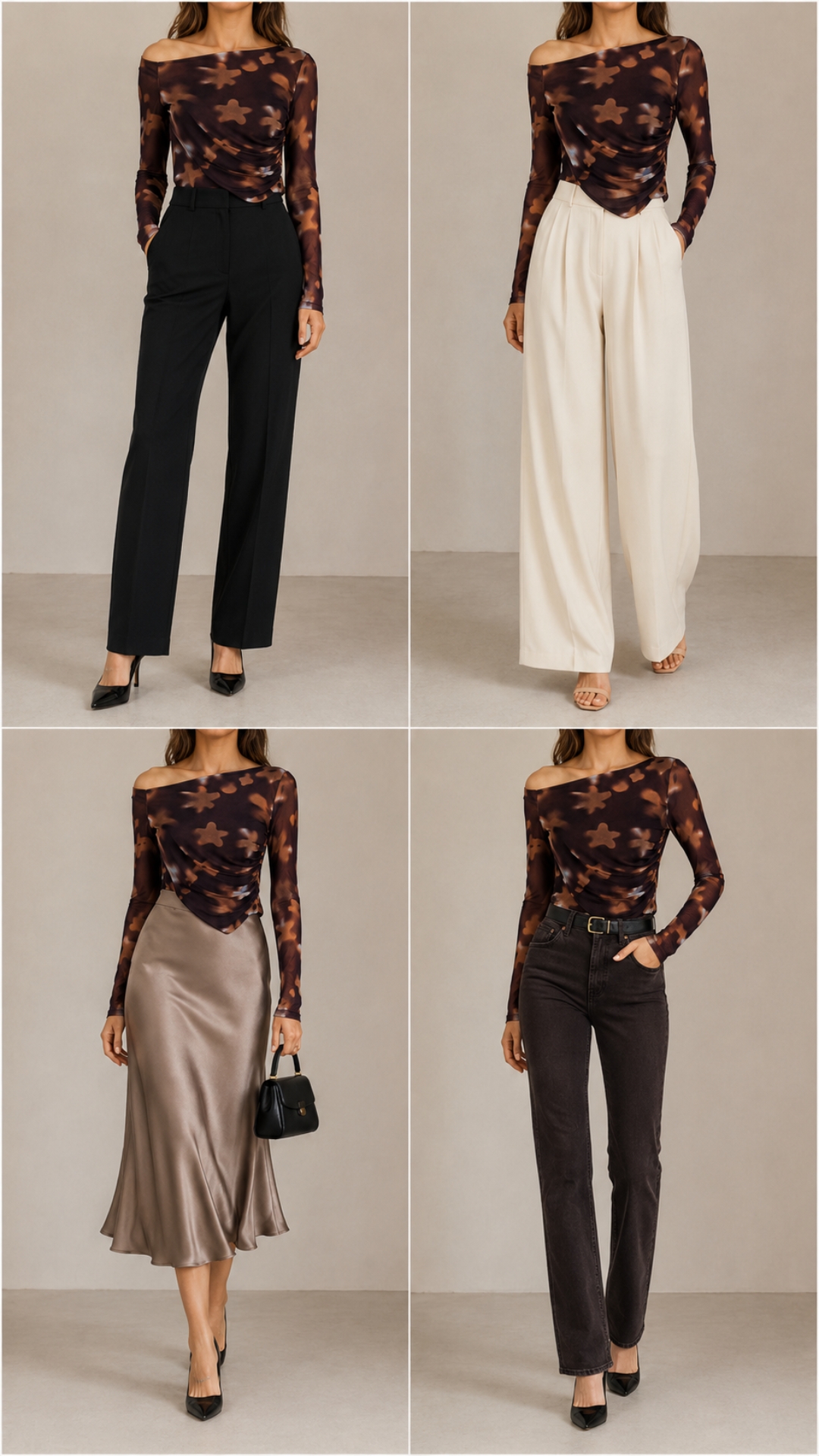 Blusa Off-Shoulder Transparente