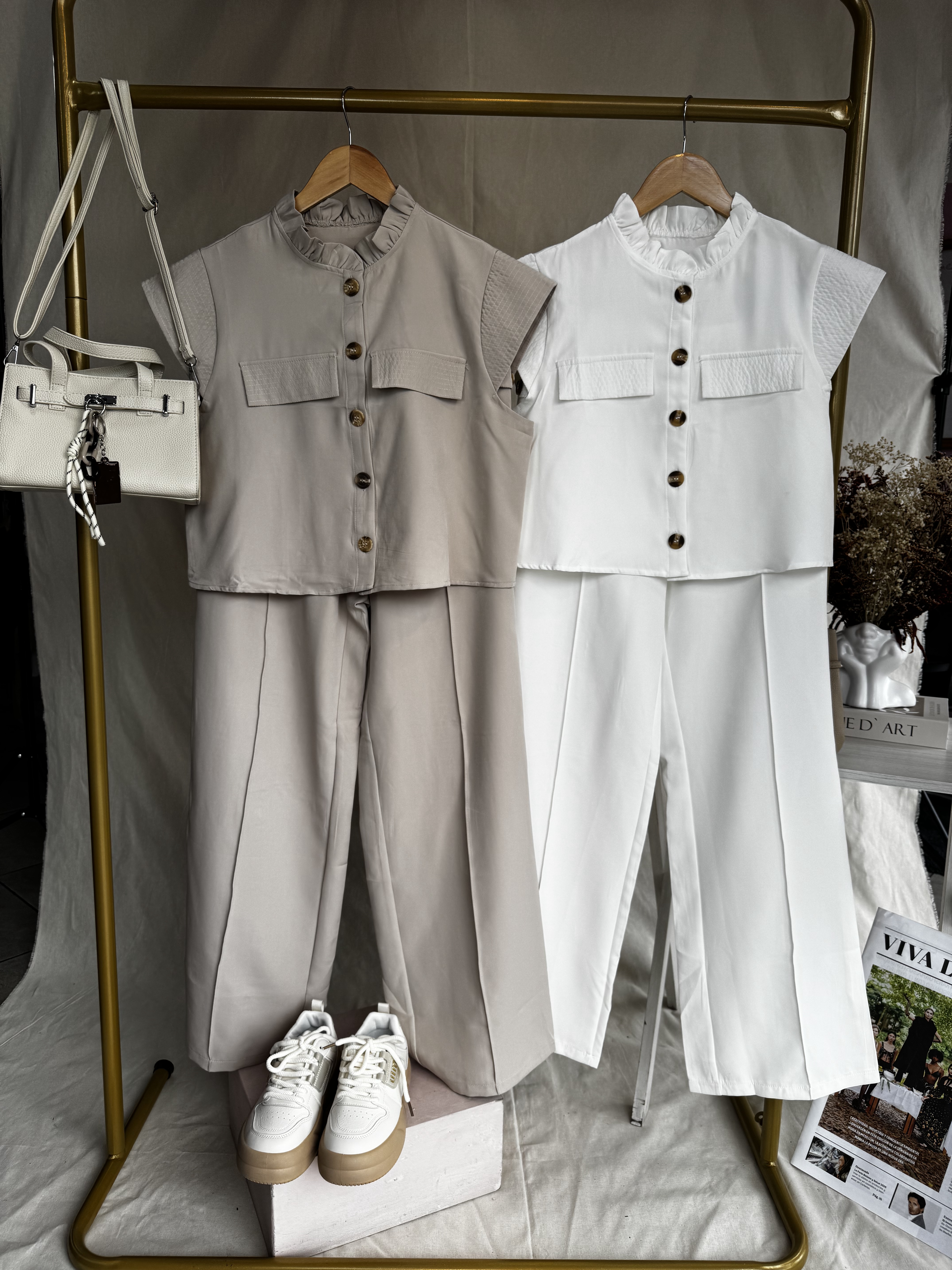 Conjunto de dos piezas para mujer