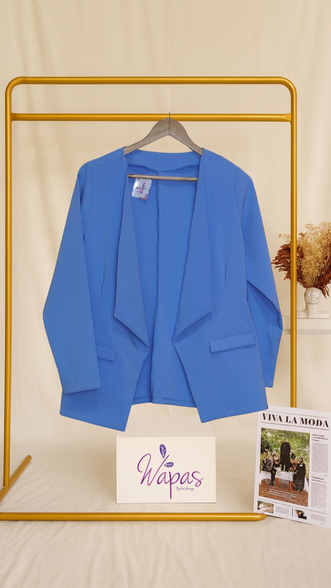 Blazer azul elegante