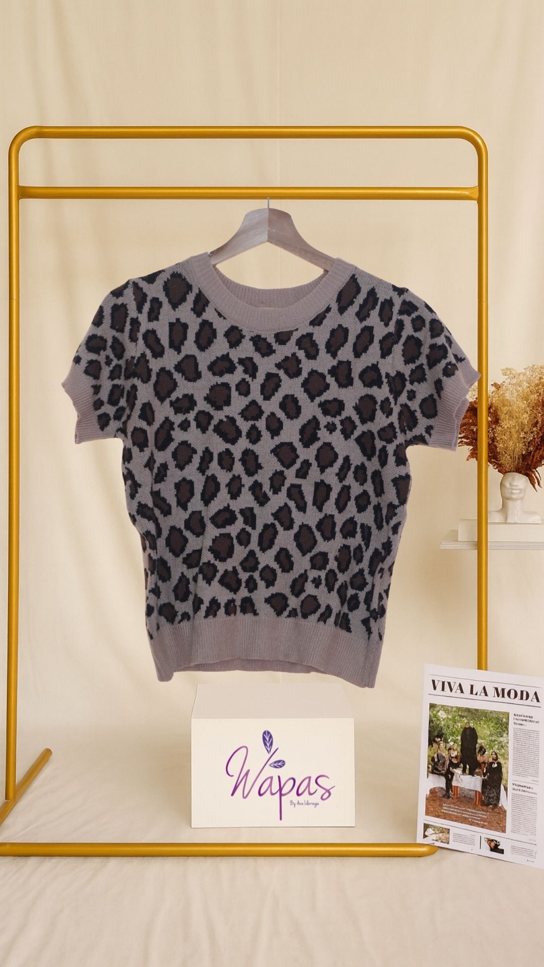 Suéter de animal print