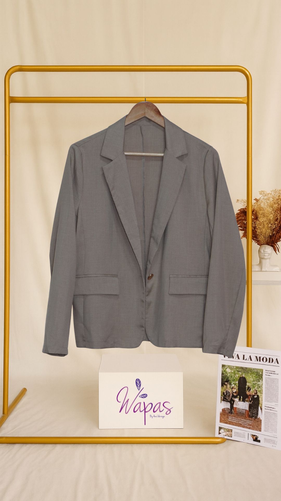 Blazer gris elegante