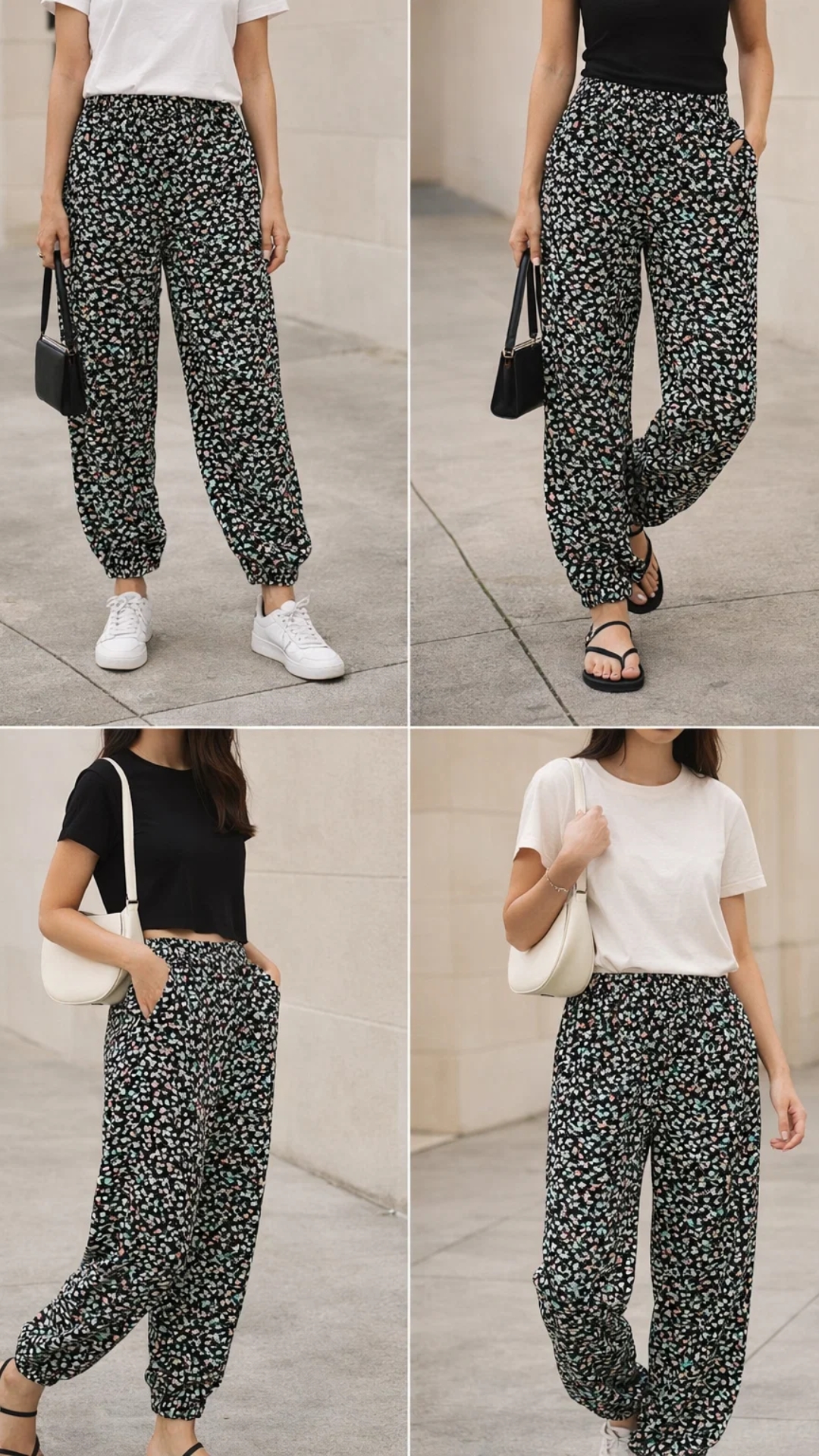 Pantalón floral casual