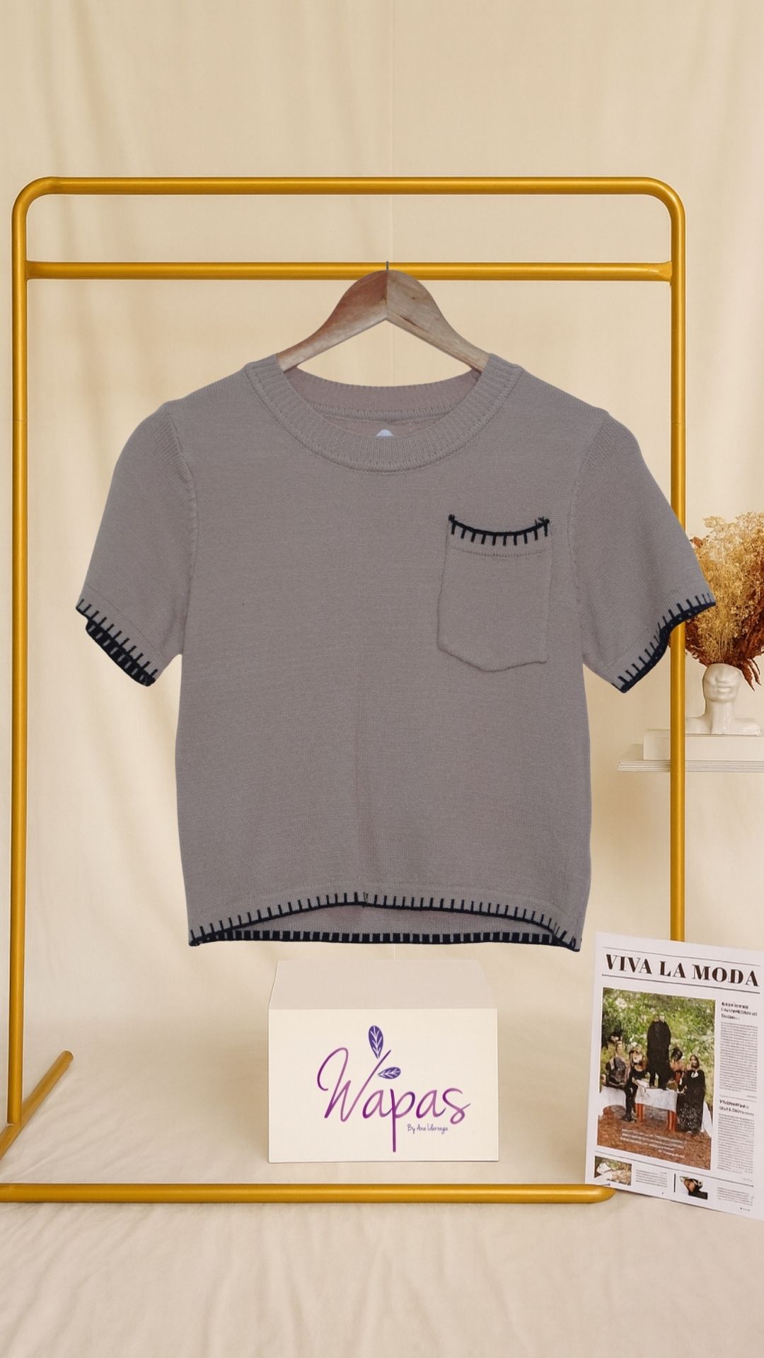 Camiseta con bolsillo